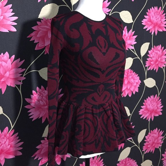 Torn by Ronny Kobo Peplum Top - Picture 3 of 8